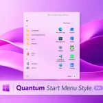 Minimal Quantum Start Menu Style