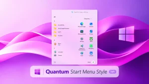 Minimal Quantum Start Menu Style