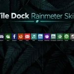 Tile Dock Rainmeter Skin