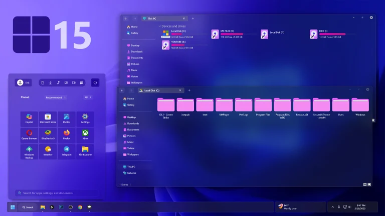 Windows 15 Theme For Windows 11