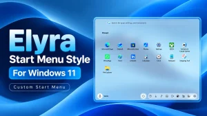 Elyra Start Menu Style For Windows 11
