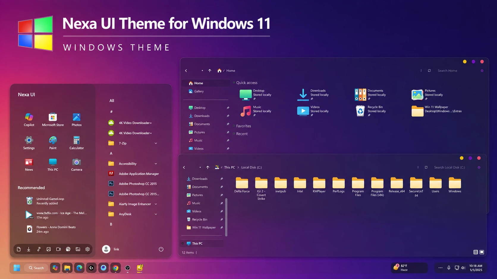 Nexa UI Theme for Windows 11 1 Nexa UI Theme for Windows 11