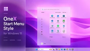 OneX Start Menu Style for Windows 11