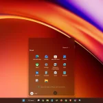 Minimal Frost Glass Start Menu Style