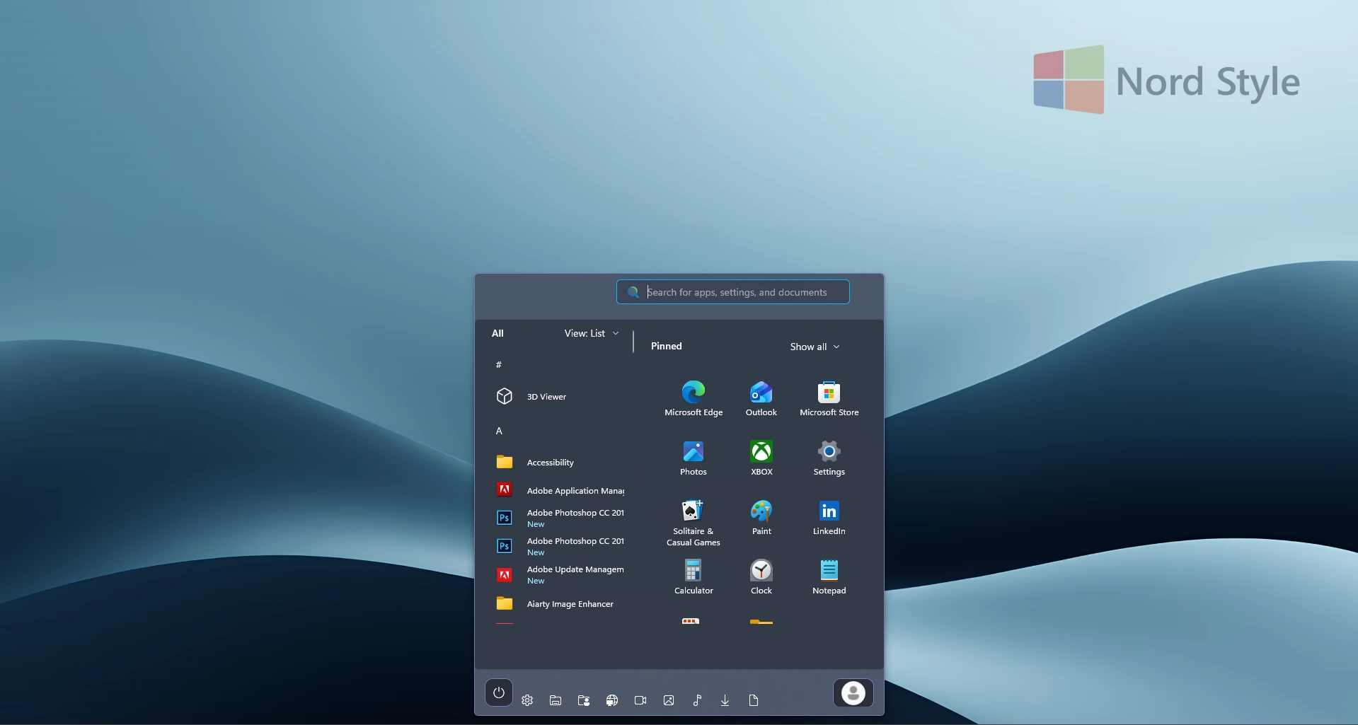Nord Start Menu Style For Windows 11 2 Screenshot 2026 08 09 142357