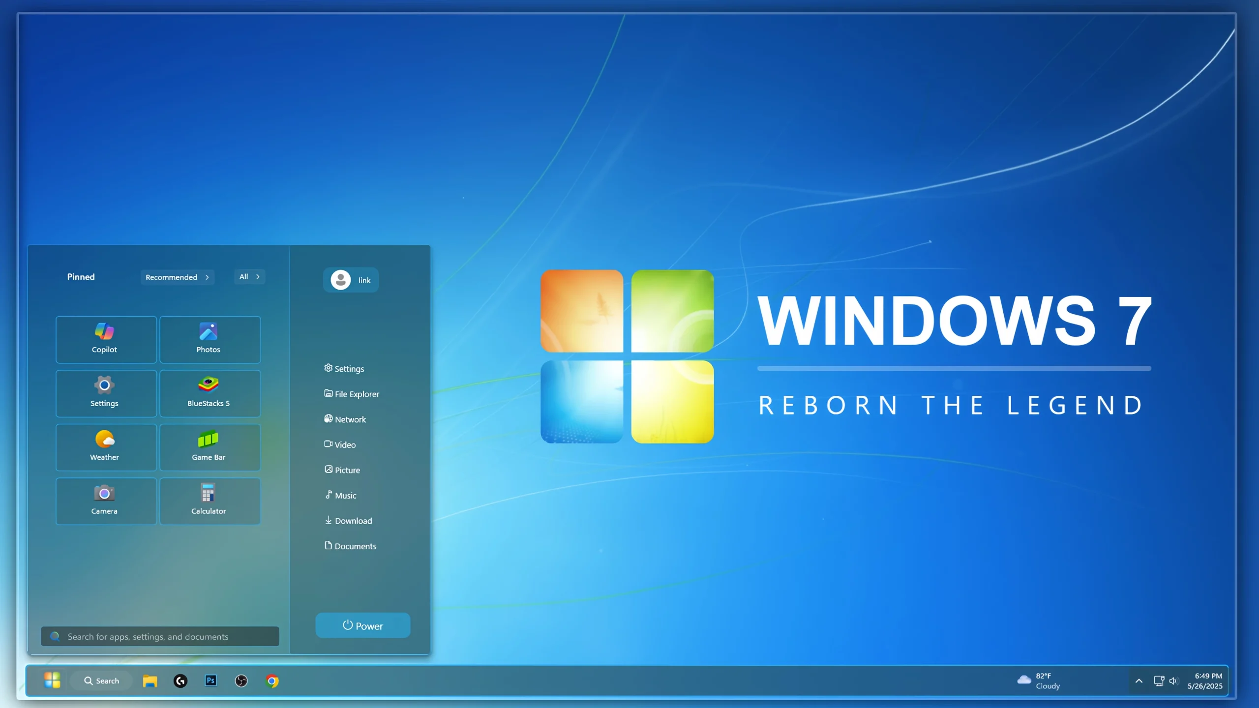 Windows 7 Reborn Windhawk Style 1 Windows 7 Reborn Windhawk Style