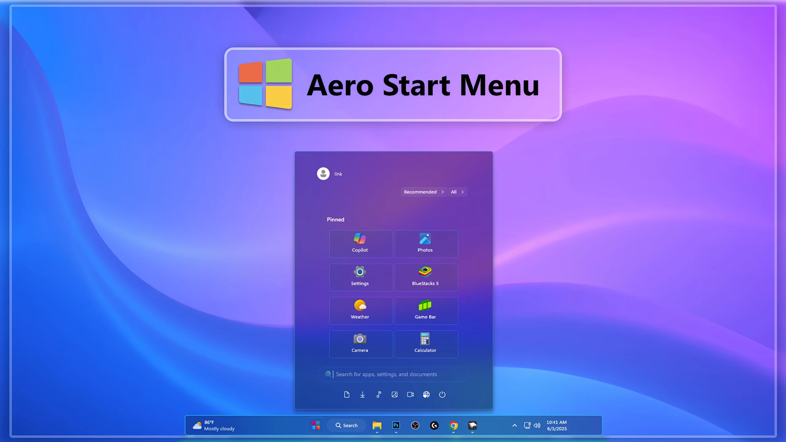 Aero Start Menu Style For Windows 11 1 Aero Start Menu Style For Windows 11