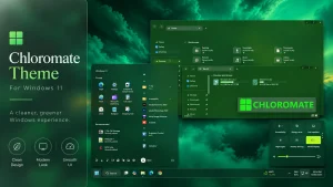 Chloromate Theme For Windows 11