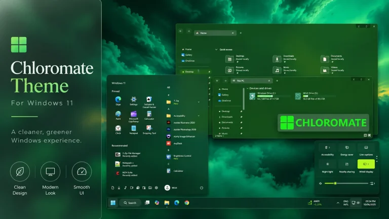 Chloromate Theme For Windows 11 8 Chloromate Theme For Windows 11