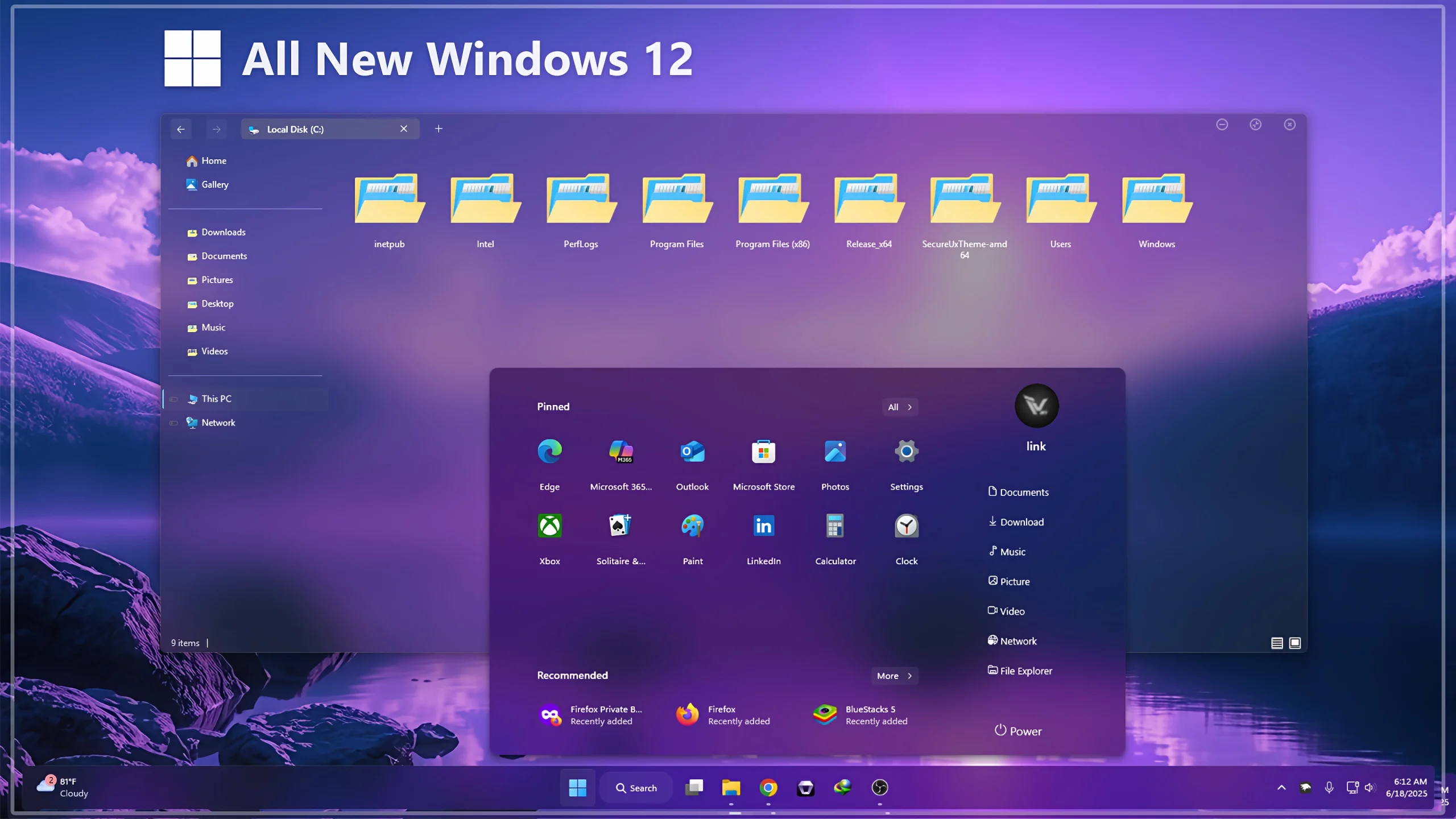 The All New Windows 12 Theme For Windows 11 1 The All New Windows 12 Theme For Windows 11