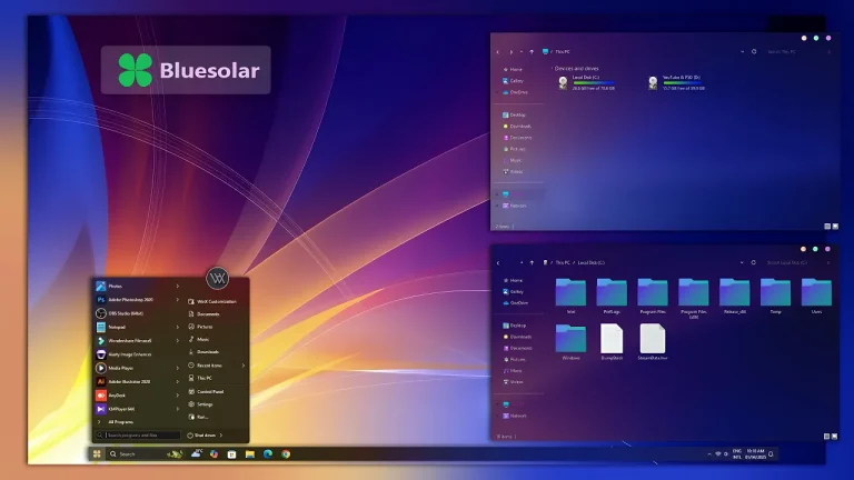 Bluesolar Theme for Windows 11