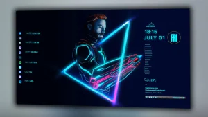 Captain Rainmeter Skin