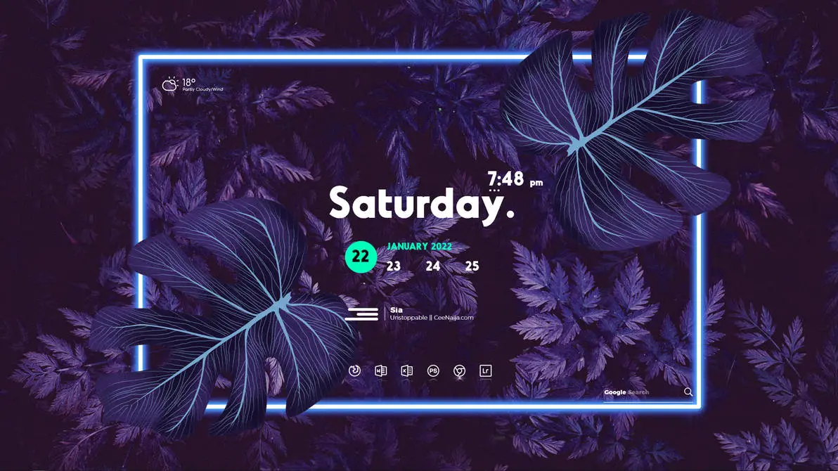 Coloration Rainmeter Skin 1 Coloration Rainmeter Skin