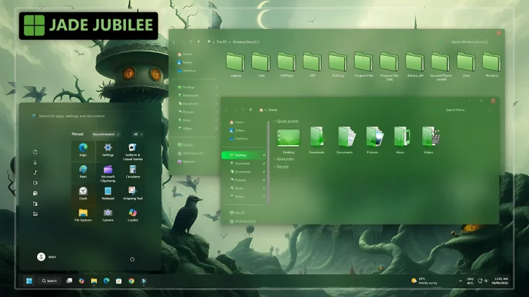 Jade Jubilee Windows 11 Theme