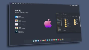 MacOS Nord Rainmeter Skin