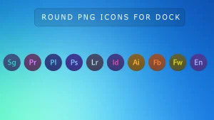 Round Dock Icons Png
