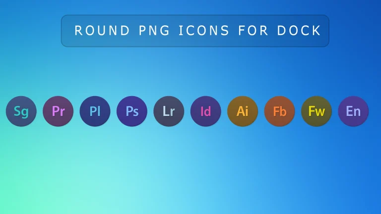 Round Dock Icons Png