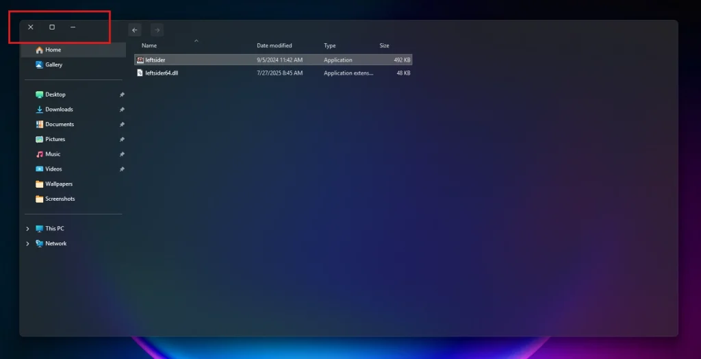 How to Use LeftSider on Windows 3 Screenshot 2025 07 29 094545