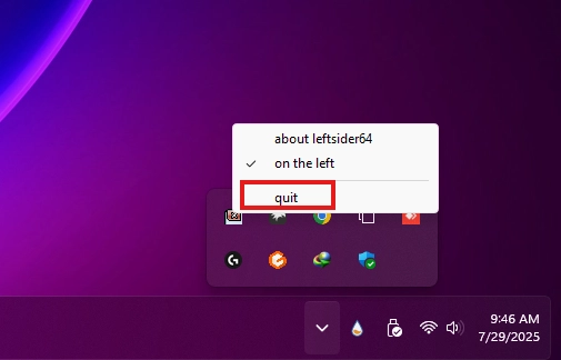 How to Use LeftSider on Windows 4 Screenshot 2025 07 29 094621