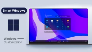 Smart Desk Rainmeter skin