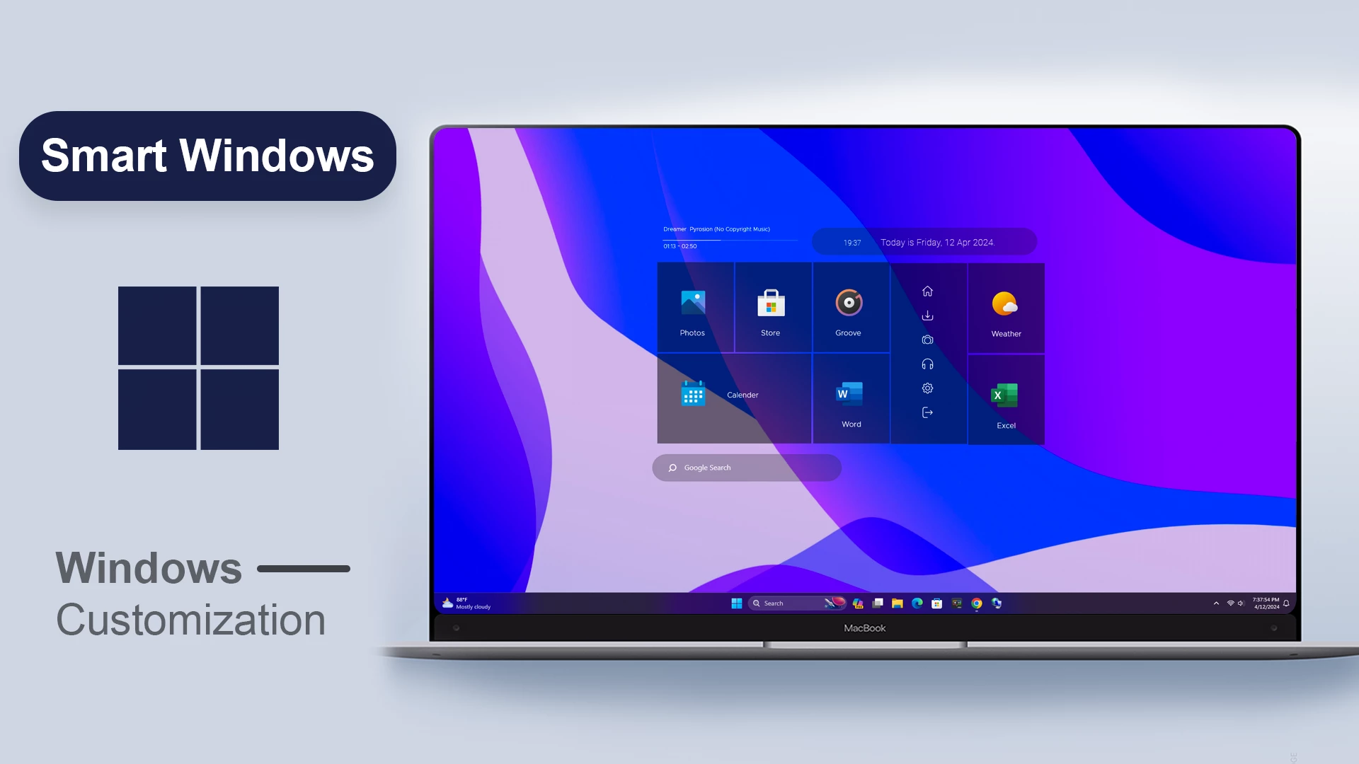Smart Desk Rainmeter skin 1 Smart Desk Rainmeter skin
