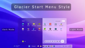 Glacier Start Menu