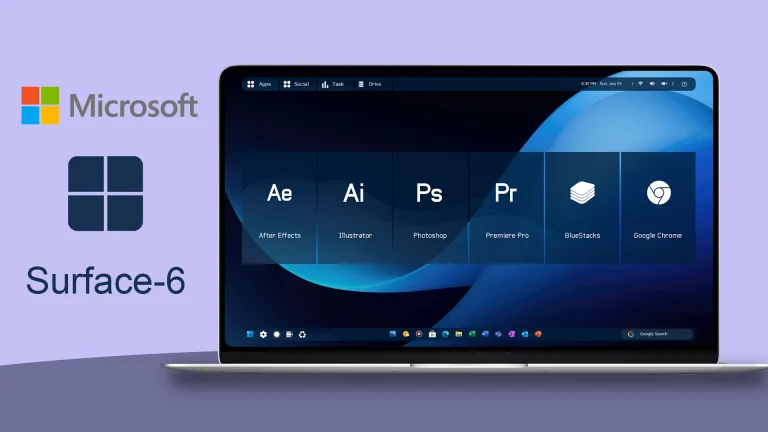 The Surface Rainmeter Skin V6