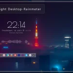 Tokyio Night Rainmeter Suite