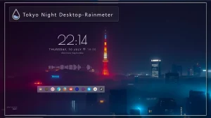 Tokyio Night Rainmeter Suite