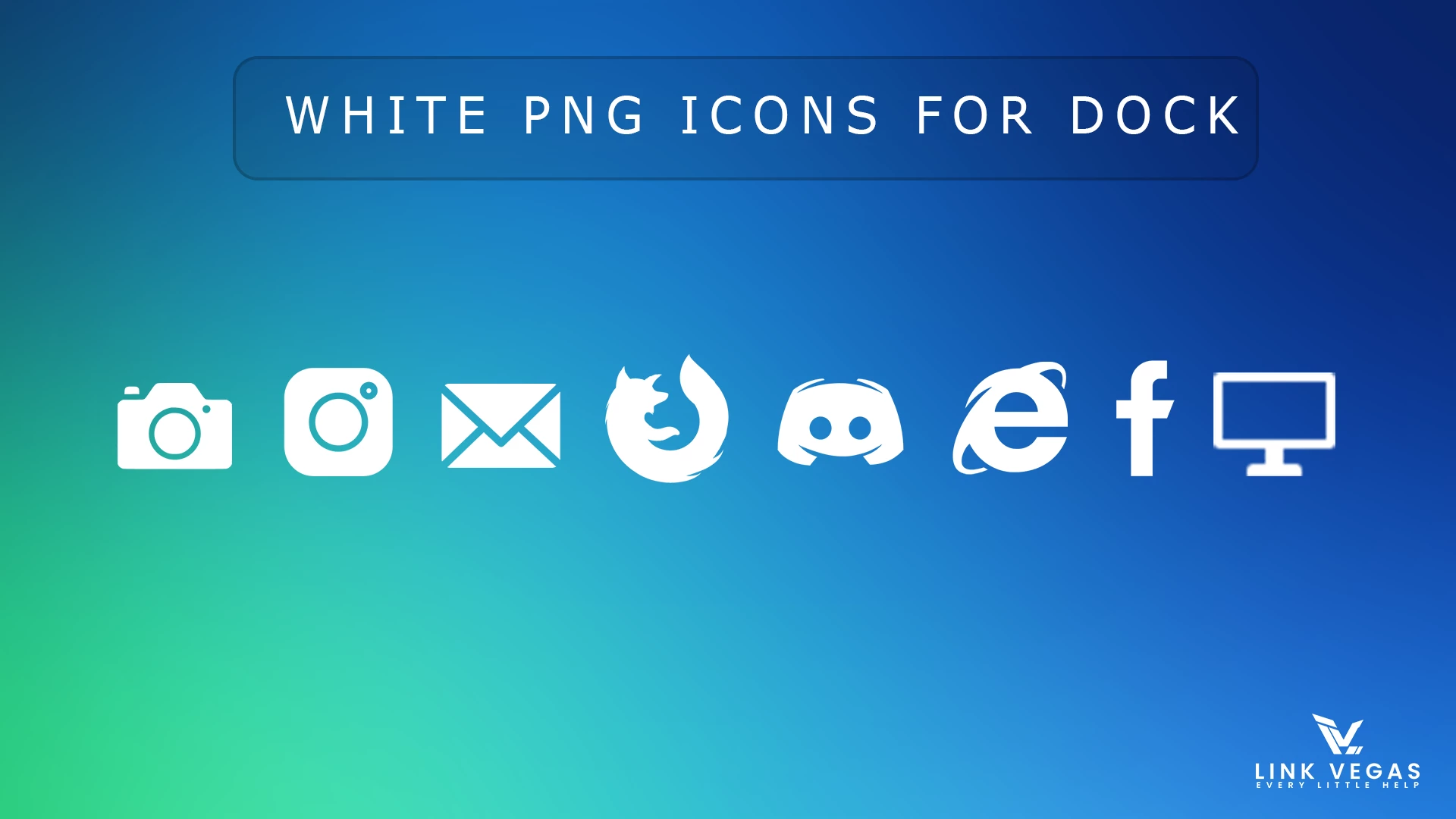 White Dock Icons