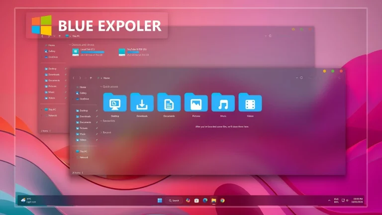 Windows 11 Acrylic Glass Theme