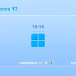 Windows 13 Light Rainmeter Skin
