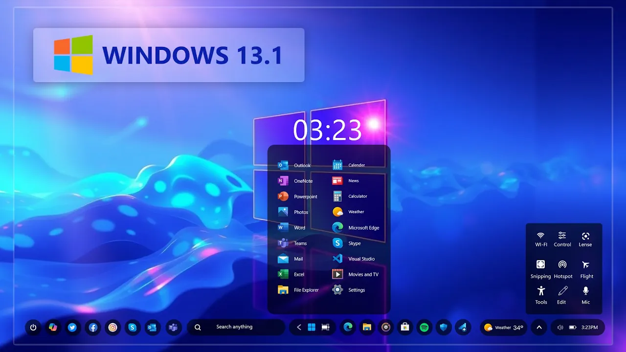 Windows 13 Start Menu Style For Rainmeter 1 Windows 13 Start Menu Style For Rainmeter