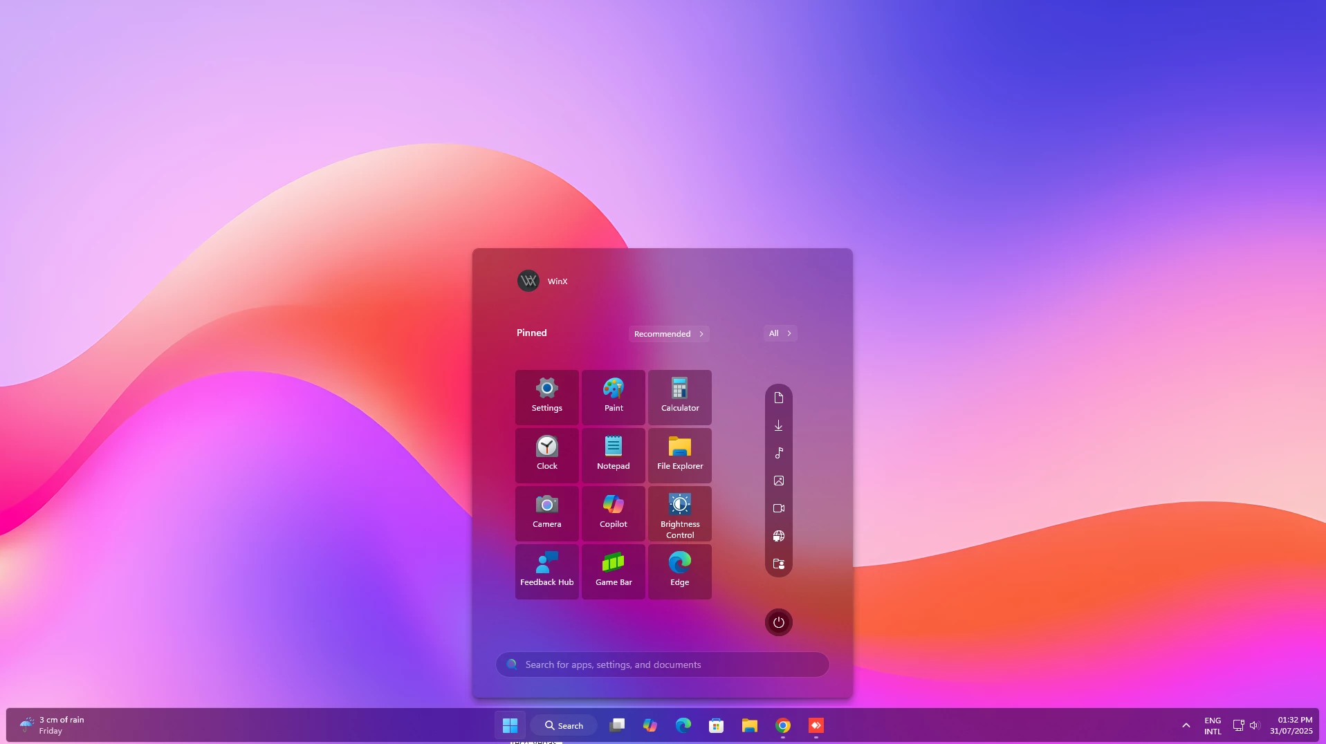 Windows 20 Start Menu