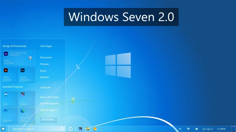 Windows 7 Rainmeter Skin