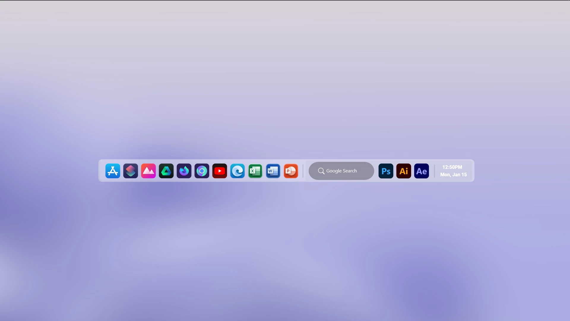 Windows Dock Rainmeter Skin 1 Windows Dock Rainmeter Skin