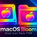 macOS Inspired Bloom Icon Pack 7TSP
