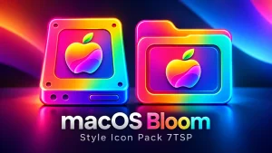 macOS Inspired Bloom Icon Pack 7TSP