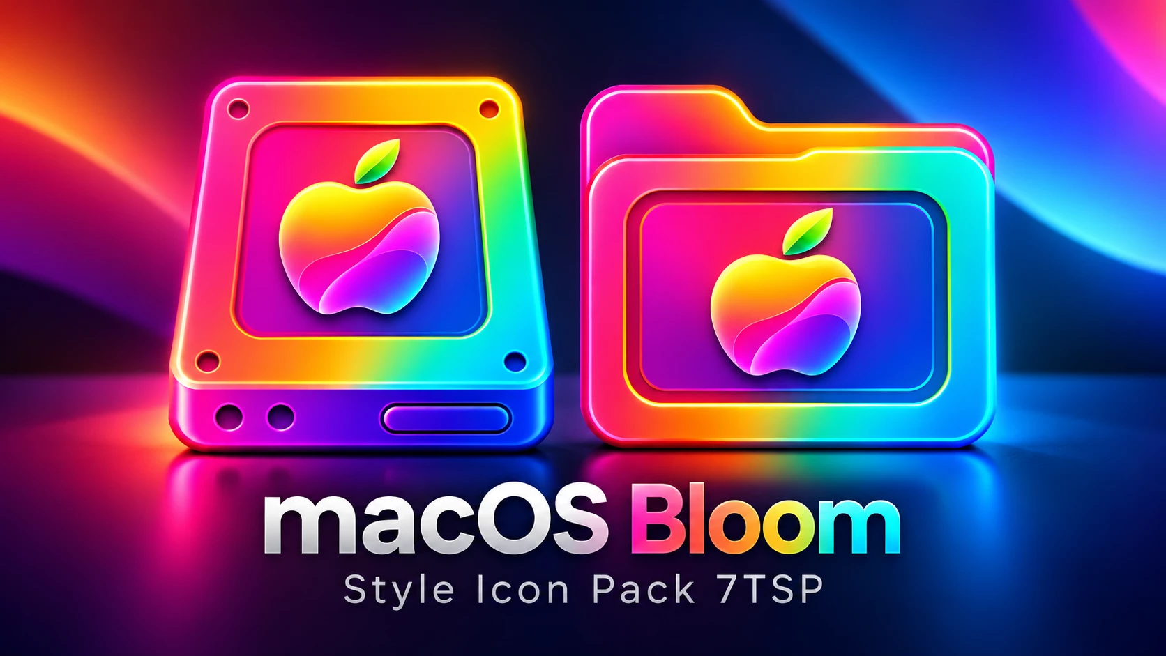 macOS Inspired Bloom Icon Pack 7TSP