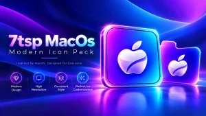 macOS-Inspired Modern 7TSP Icon Pack for Windows