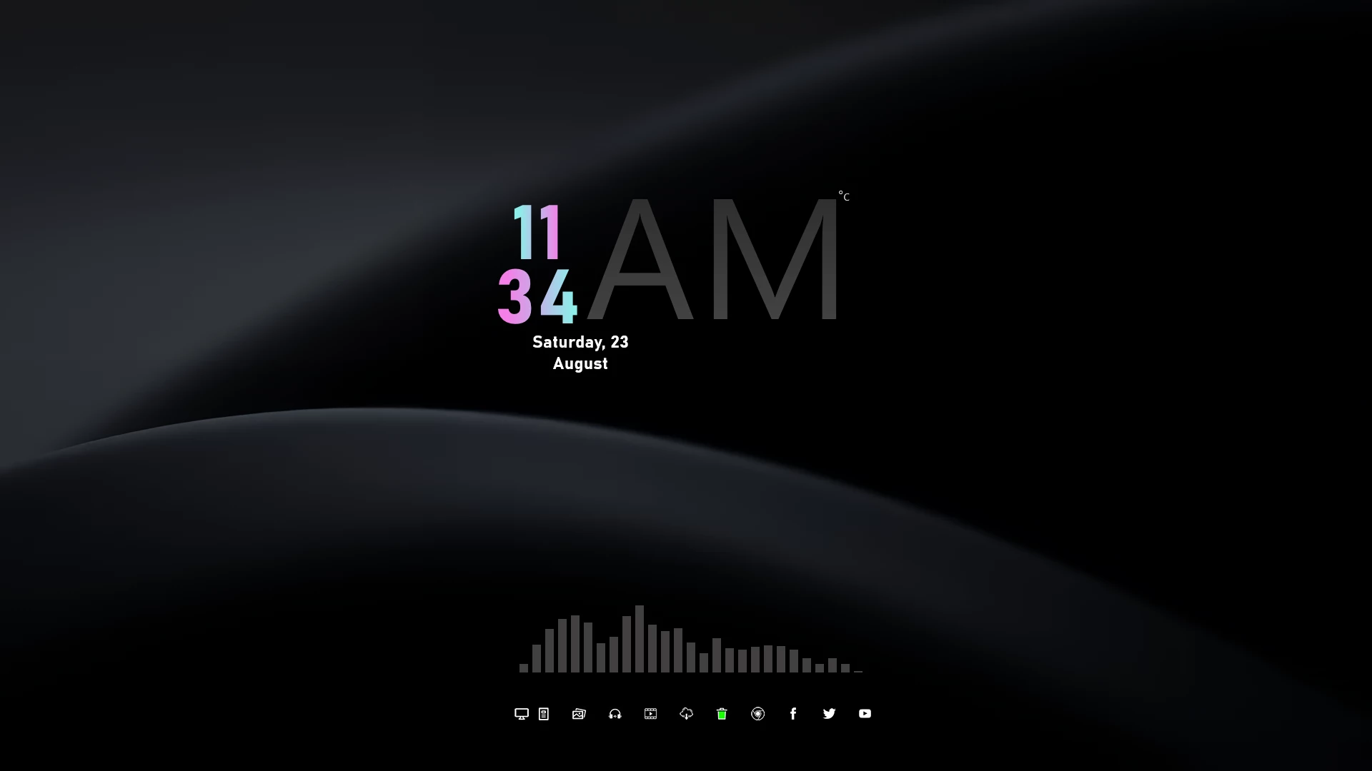 Dark Minimalism Rainmeter Suite 1 Dark Minimalism Rainmeter Suite
