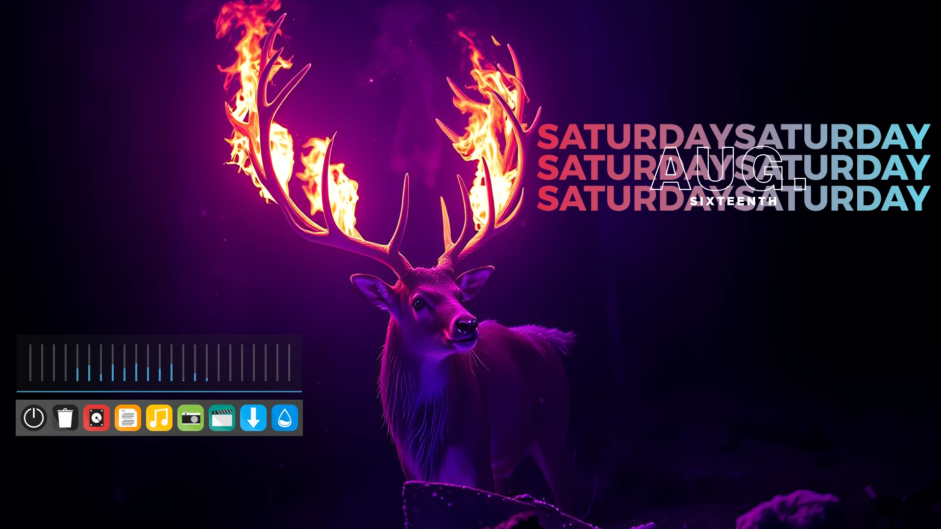 Flame Desktop - Rainmeter Suite