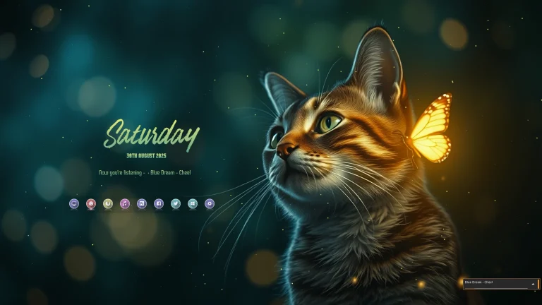 Cat Desktop Rainmeter Suite