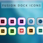 Fusion Dock Icons PNG