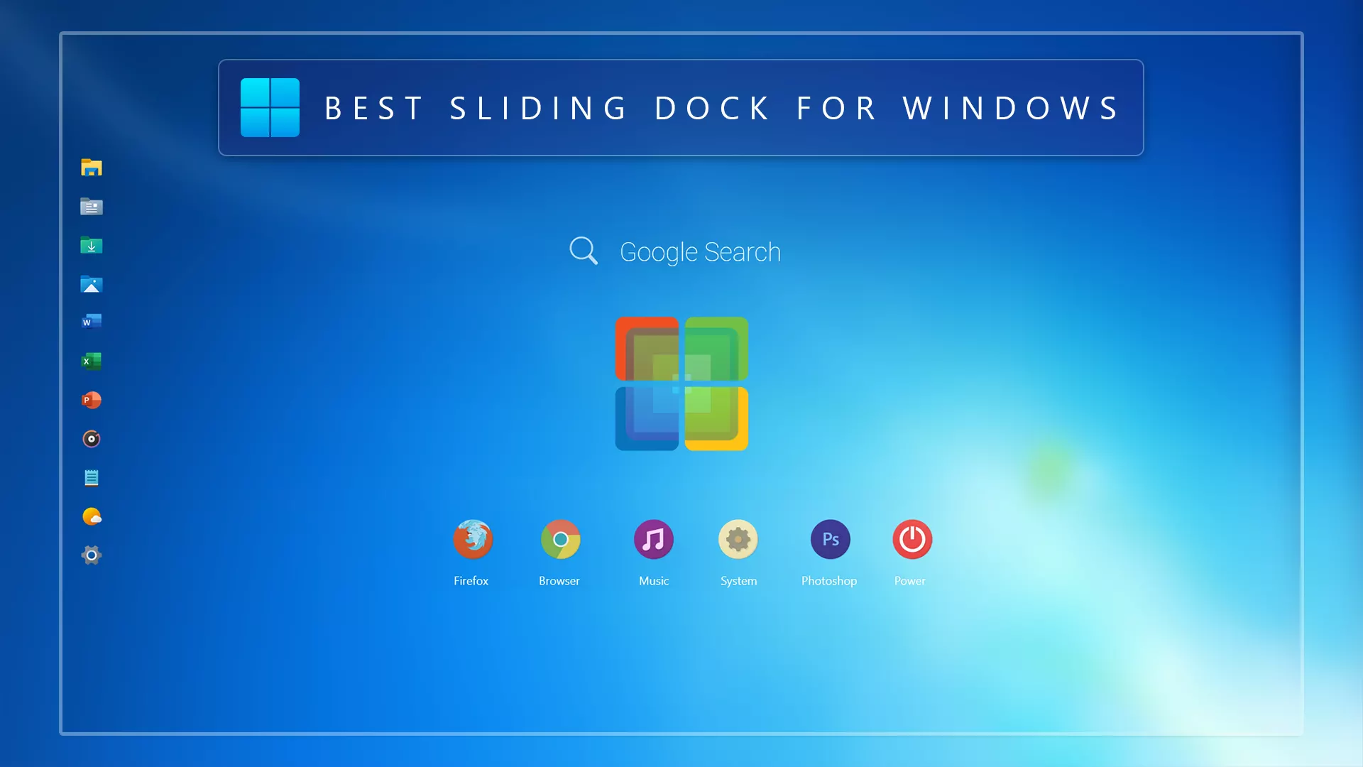 Slide Dock For Rainmeter 1 Slide Dock For Rainmeter