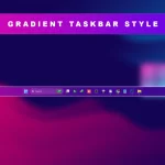 The Gradient Taskbar Style