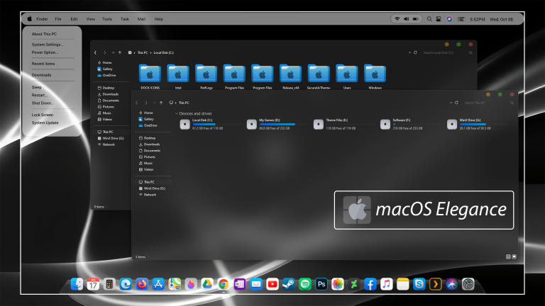 macOS Elegance Theme For Windows 11