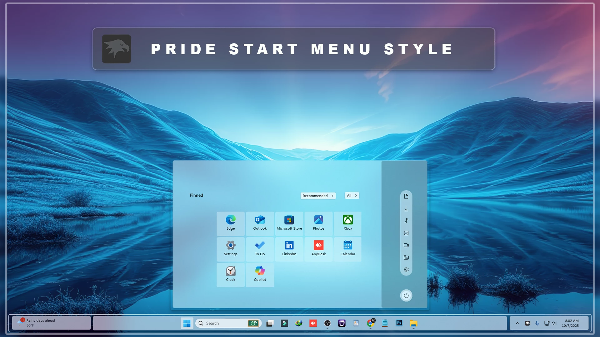 Pride Start Menu Style – Windhawk