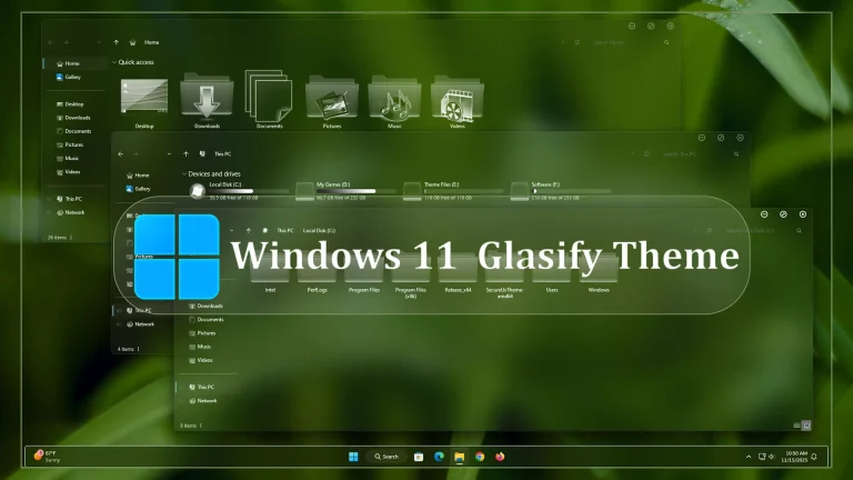 Glassify Theme For Windows 11