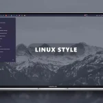 Linux Night Start Menu & Taskbar
